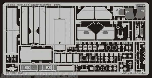 48540ED MiG-23 Flogger exterior