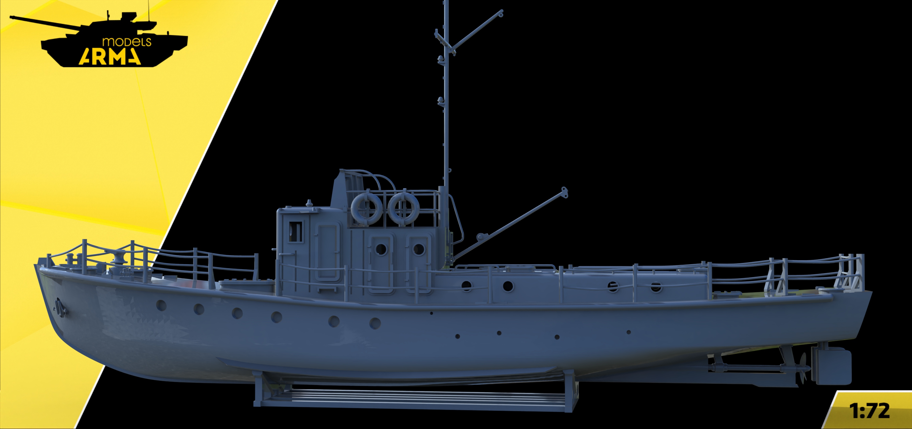 AM72417 Катер проекта 376 Ярославец Arma Models