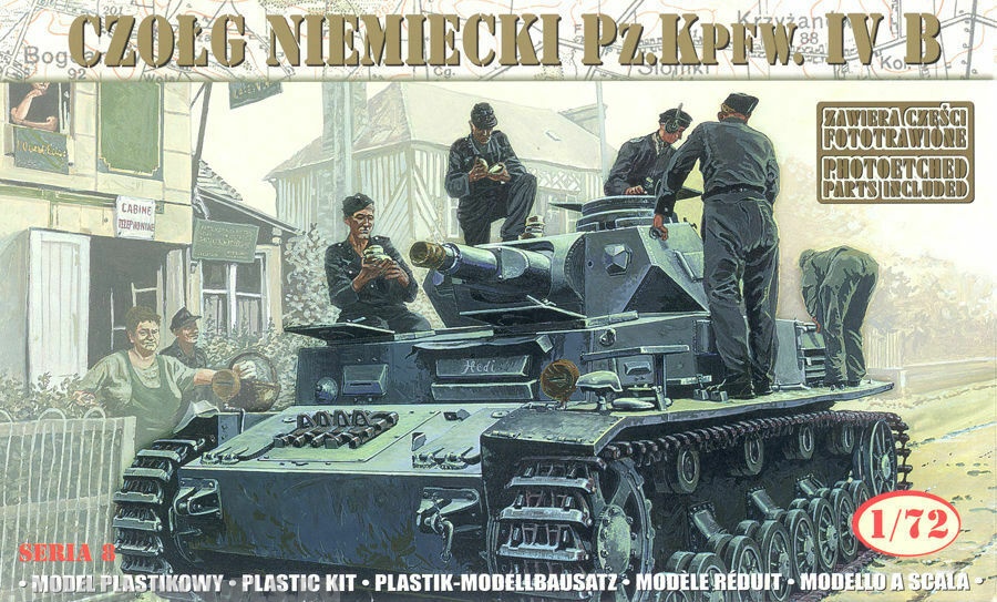 72852 Танк German Tank Pz.Kpfw. IV Ausf. B  '21 Panzerdivision Mirage Hobby