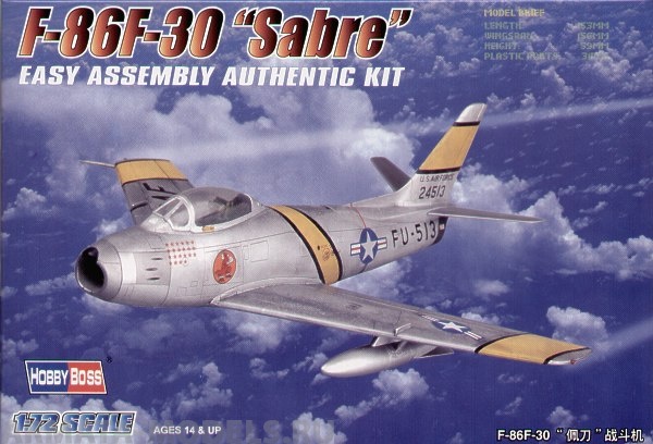 80258 Самолет F-86F-30Sabre Hobby Boss