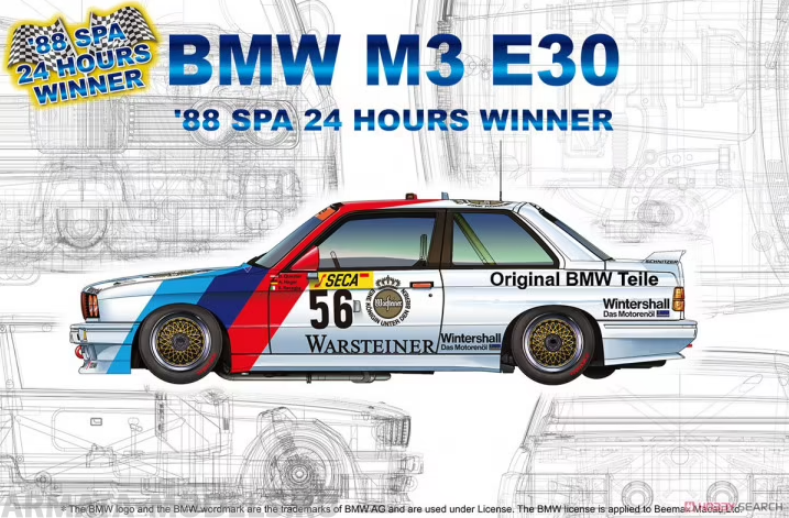 NU24017 BMW M3 E30 NuNu