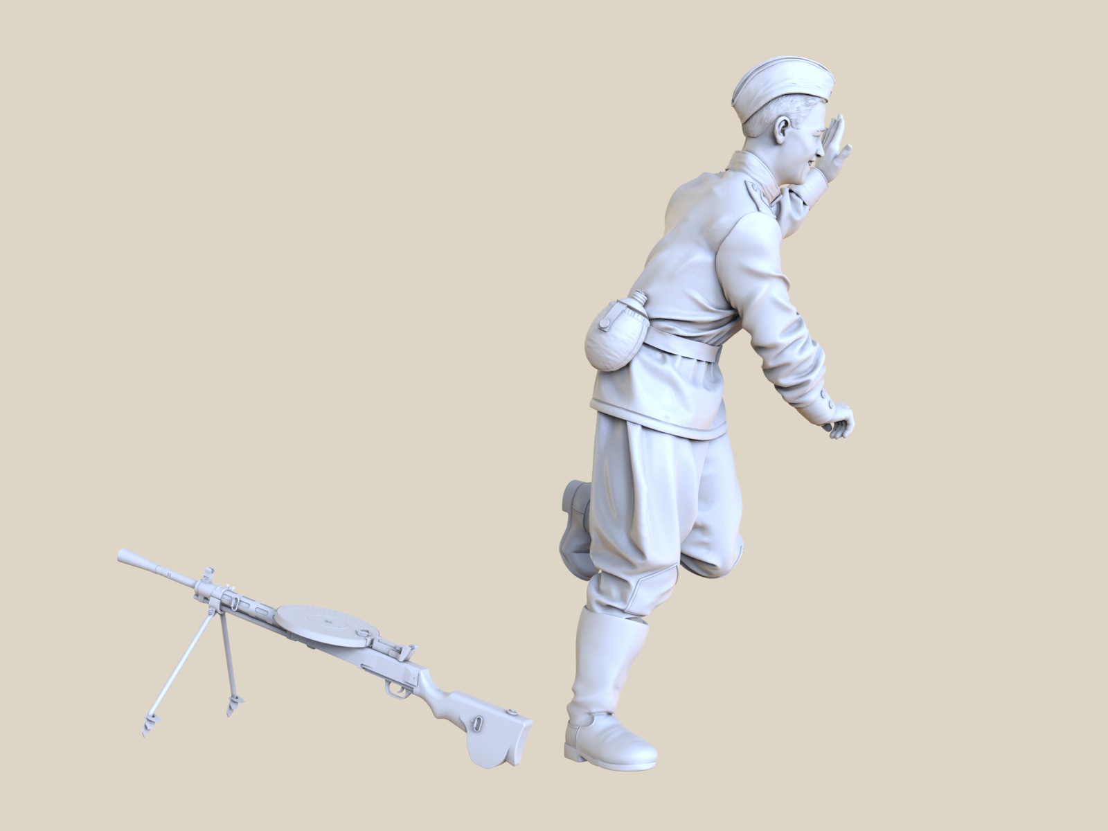 AM35570 Фигура бойца 2 Arma Models