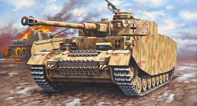03184 Средний танк Panzerkampfwagen IV Ausf. H, 2-ая Мировая Война, немецкий Revell