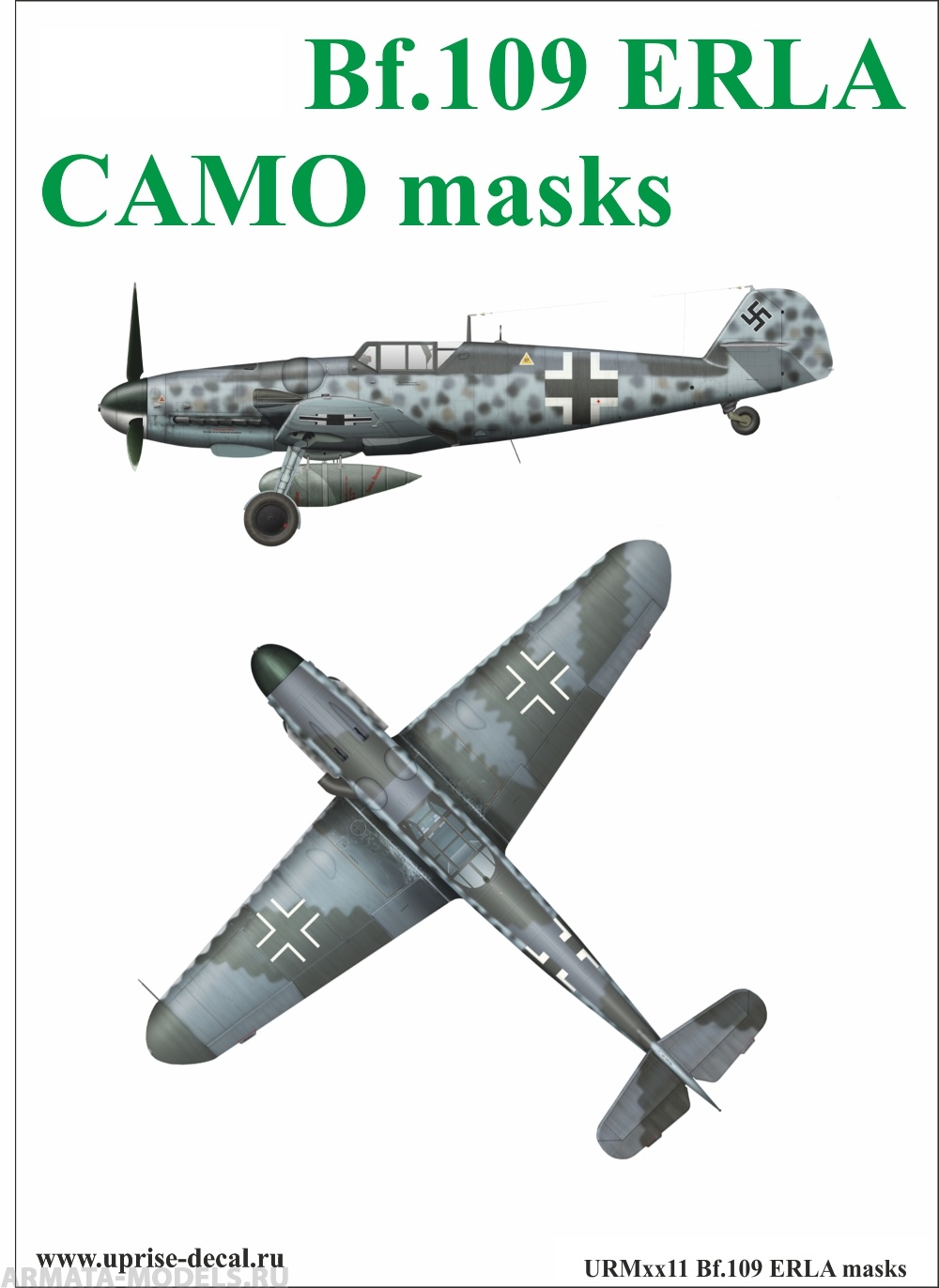 URM7211 Bf.109 ERLA Camo