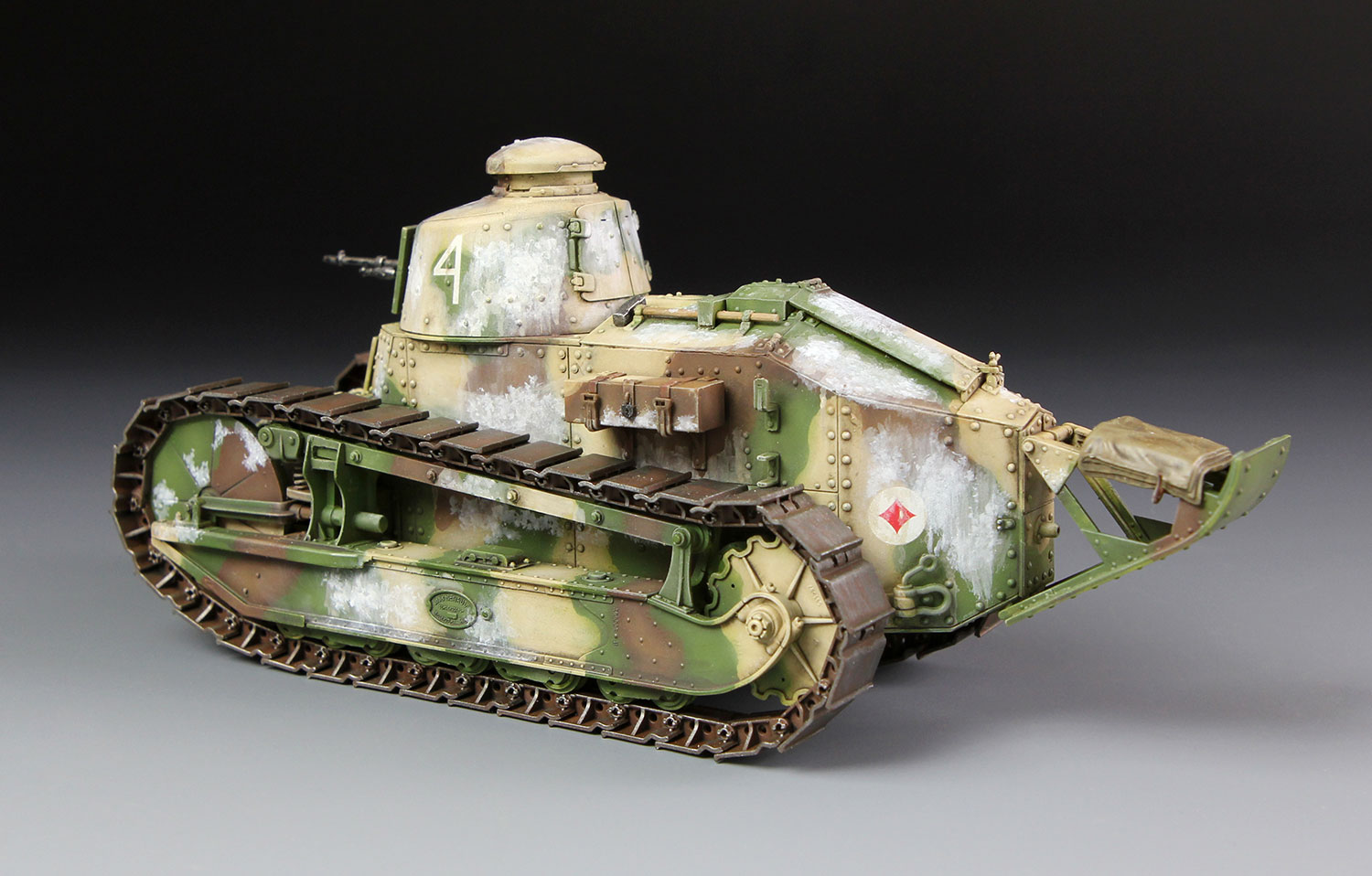 TS-008 French FT-17 Light tank (Cast turret) Meng