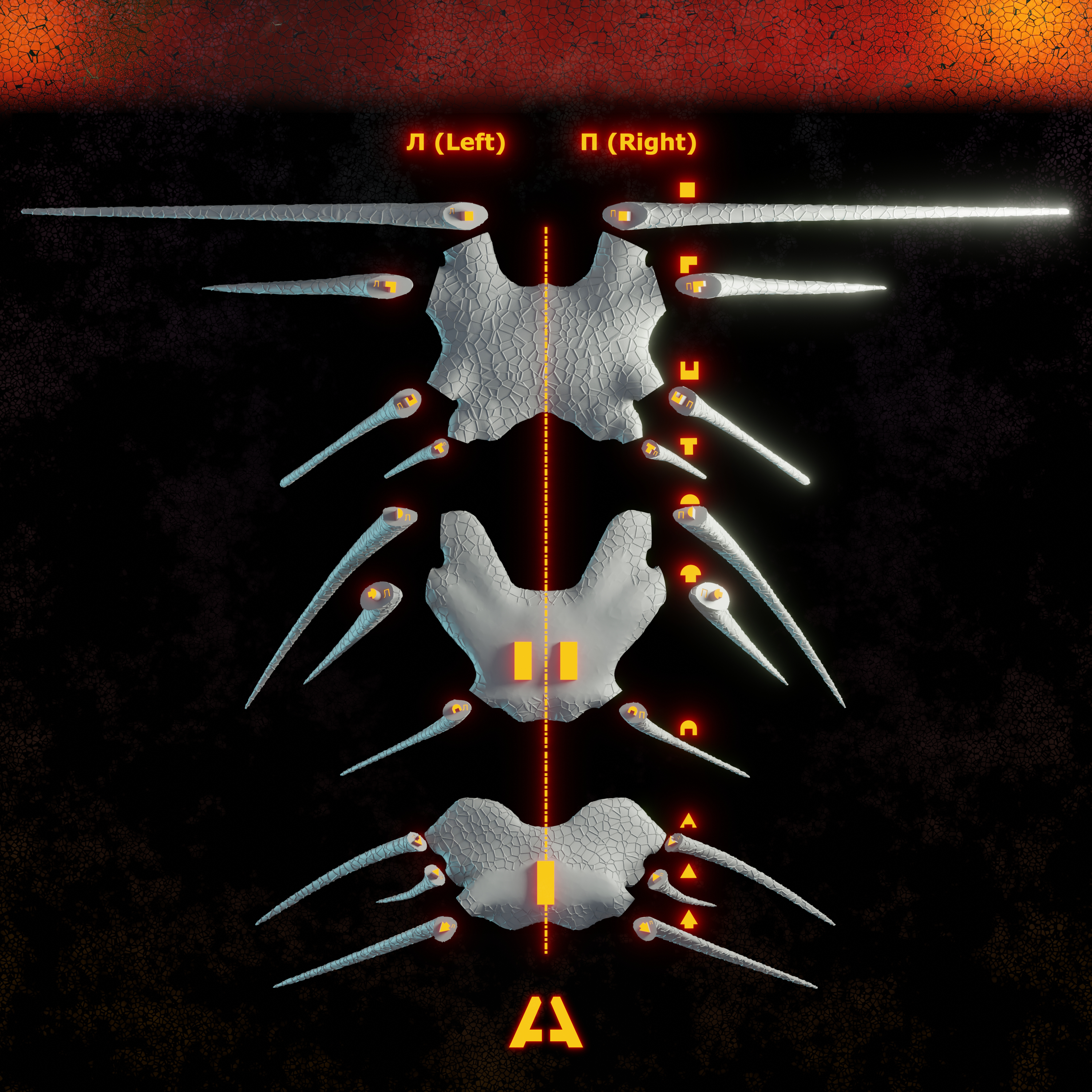 AM480001 Боевой крейсер Теней  из вселенной 'Вавилон 5' Arma Models