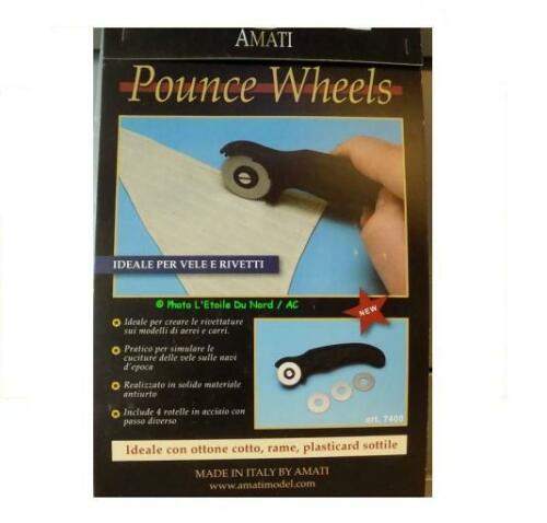 AMATI7400 Инструмент для тиснения с четырьмя колёсиками