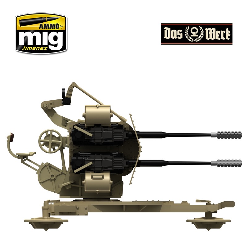 DW35004 Сборная модель 3cm Flakvierling 103/38 Das Werk
