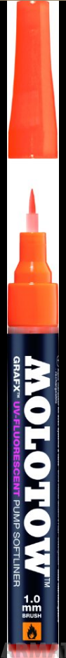 728624 Маркер MOLOTOW GrafX UV 1мм Флюр.Оранжевый 04