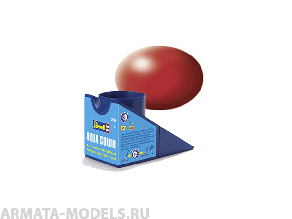 36330RE Аква-краска огненно-красная, шёлк