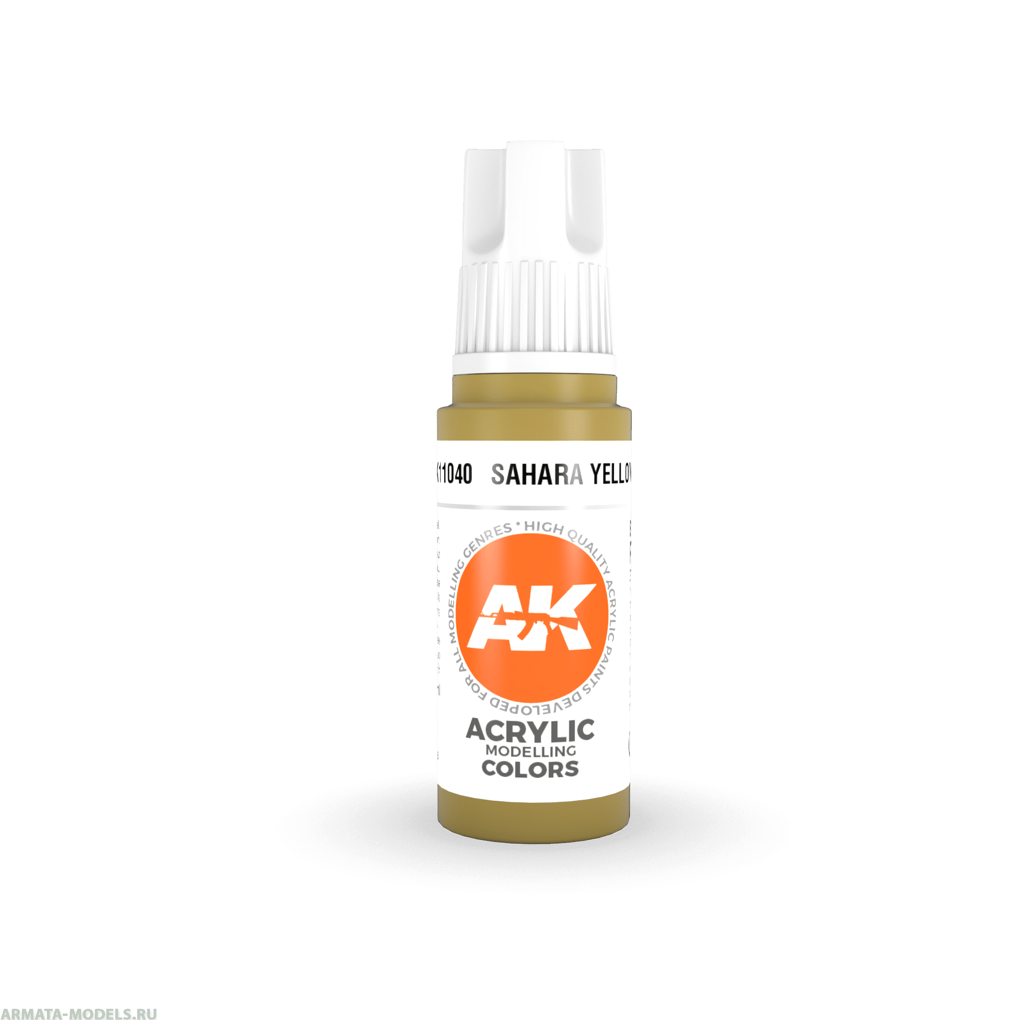 AK11040 Краска акриловая Sahara Yellow 17ml