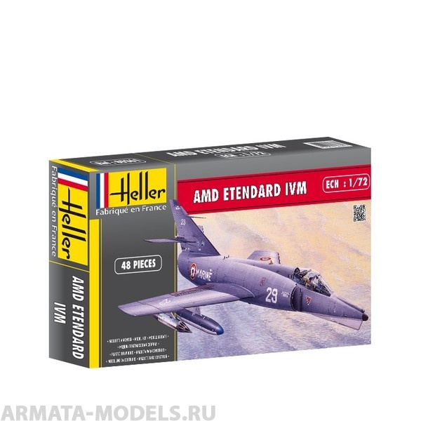 80361 Самолёт  AMD ETENDARD IV M (1:72) Heller