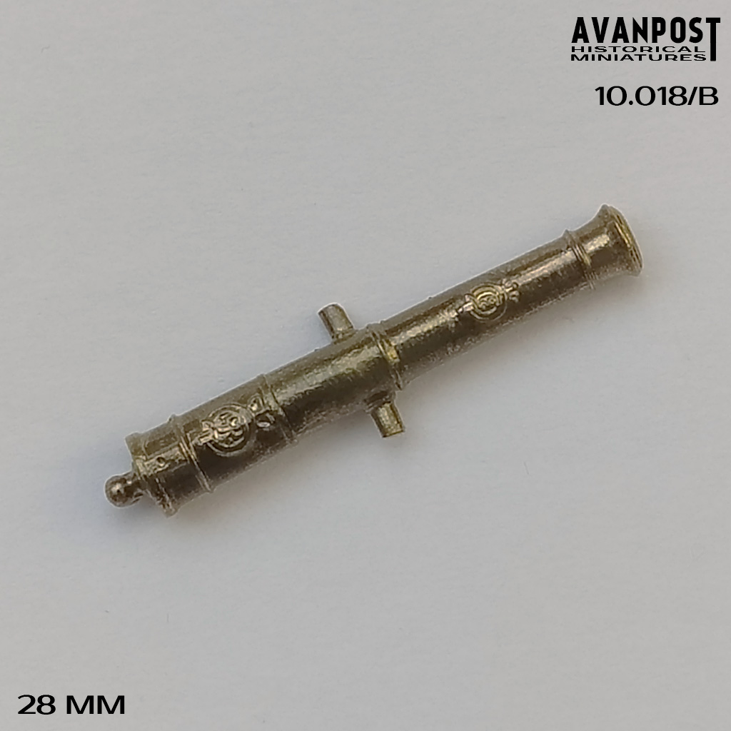 10.018/BАП Бронзовый ствол для лёгкой 6-фунтовой пушки