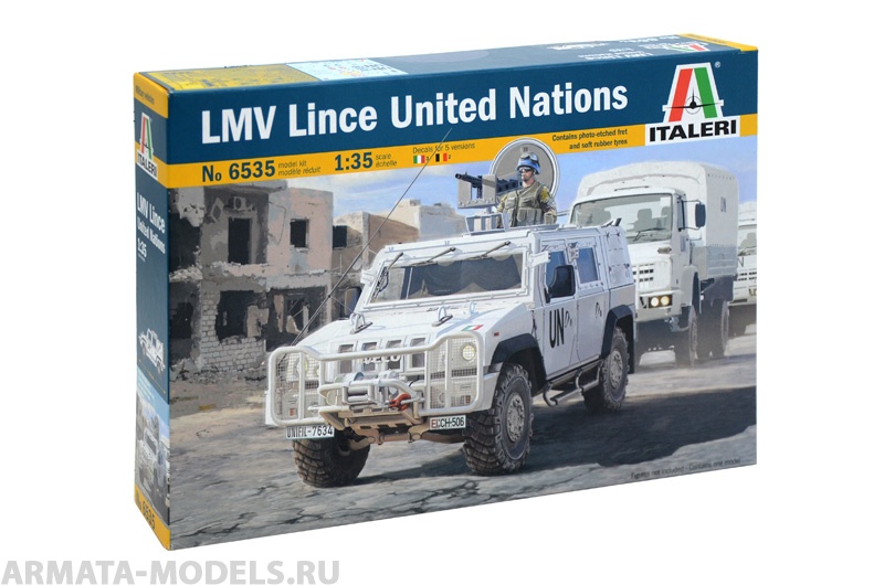 6535ИТ  Автомобиль LMV LINCE, ООН Italeri