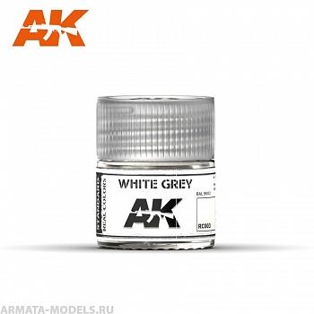 RC003 Краска Real Colors White Grey 10ml