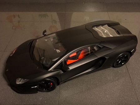 Lamborghini Aventador Nero Nemesis (Полуматовый черный)
