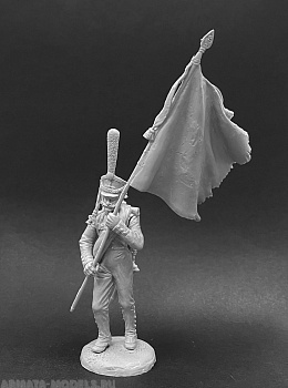 CHM-54259 Подпрапорщик-знаменосец гренадерских полков, Россия 1812-14 гг. смола.