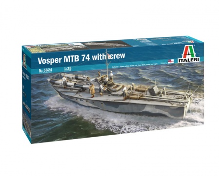 5624ИТ КАТЕР Vosper MTB 74 with crew Italeri
