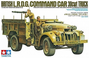35092 Английский автомобиль British LRDG Chevrolet - CA192, с двумя фигурами