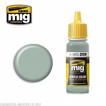 AMIG0209 Ammo Mig Акриловая краска FS 36495 LIGHT GRAY 17 мл