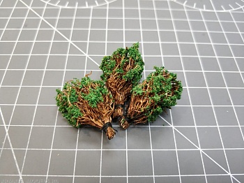 3031/3 придорожные растения 5 шт. Вар 3 (темно-зеленые)