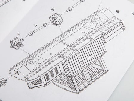 4049AVD Сборная модель Мотовоз МУЗГ-4 AVD Models
