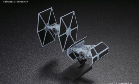 BND-2322883 Star Wars Tie Advanced x1 & Tie Fighter Set Bandai
