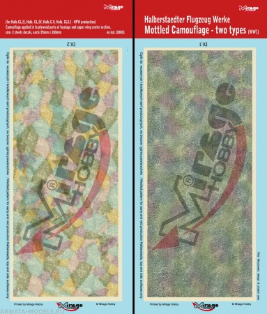 D0001 Декаль Halberstadt CLII