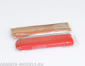 6206J Эпоксидный пластилин, красный, 100 гр