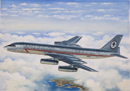 ЕЕ144145_3 Авиалайнер CV990 SAS Восточный экспресс