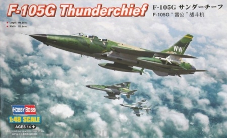 80333 Самолет F-105G Thunderchief Hobby Boss