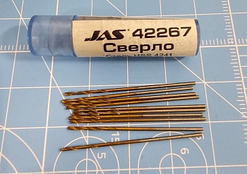 42267J Мини-сверло, диаметр   0,9 мм, HSS 4241, титановое покрытие, 10 шт./уп.