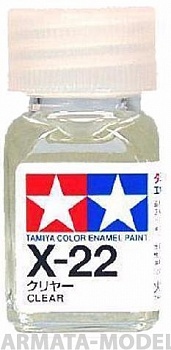 80022T Х-22 Clear (Прозрачная) эмаль 10мл.
