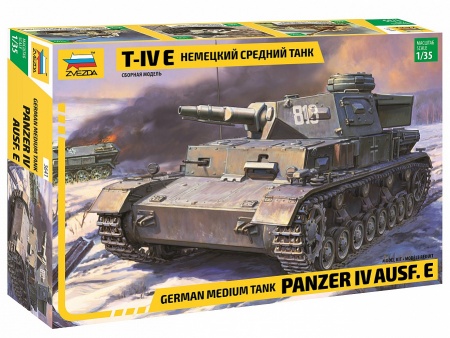 3641 Немецкий танк PZ IV-E 1/35 Звезда