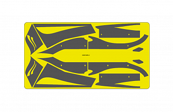 AM144118 Маска окрасочная выкраски красной ливреи Ту-204 Red Wings