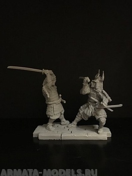 564ТБ Диорама, дерущиеся самураи