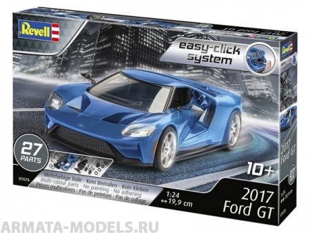 07678RE Автомобиль 2017 Ford GT Revell
