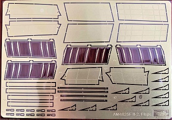 AM4825Ф Фототравление для модели Ил-2 Звезда. Закрылки, 1/48
