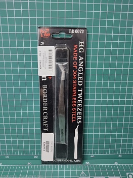 BD0070-2 Пинцет с удлиненным изогнутым концом