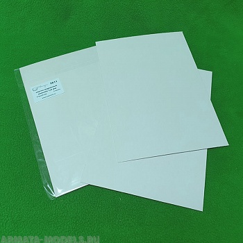 5611 картон модельный (пивной) лист 1,0 мм -175х250 мм - 2 шт