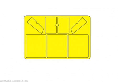 AM72107 Маска окрасочная для Искандер-М Звезда