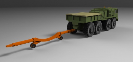 AM14402 Четырёхосный седельный тягач МАЗ 537л (Не для свободной продажи) Arma Models