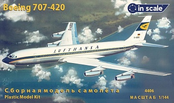 4406  Boeing 707-420 Lufthansa - авиалайнер