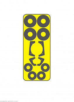 AM72103 Маска окрасочная для Миг-29/Миг-29СМТ Звезда