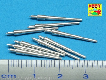 ABR-1:350-L-19  Дополнения для  Set of 9 pcs 203 mm barrels for USN ships : New Orleans, Minneapolis type для  1/350