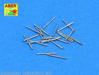 ABR-1:350-L-68  Дополнения для  Set of 20 pcs 37 mm /54 Breda gun barrels for Italian Navy ships для  1/350