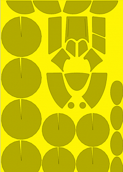 AM72512 Маска окрасочная для И-16 (Не для свободной продажи)